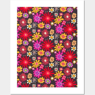 Floral pattern - beautiful floral design - floral illustration Posters and Art